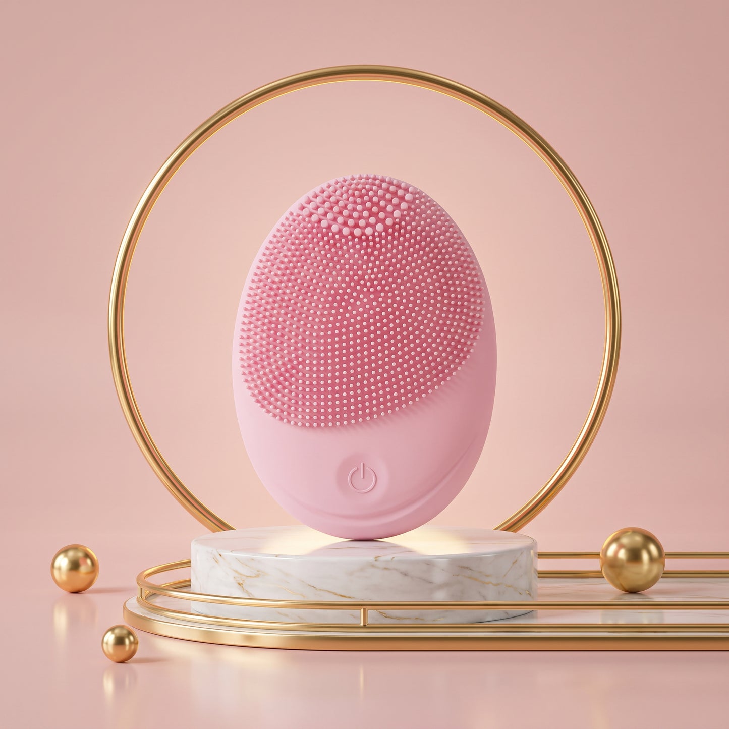 Limpiador Facial de Silicona SEYA — Cepillo Eléctrico Sónico Recargable para Rostro | Skincare Premium Coreano