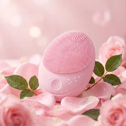 Limpiador Facial de Silicona SEYA — Cepillo Eléctrico Sónico Recargable para Rostro | Skincare Premium Coreano